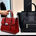 ** A person impulsively buying a handbag after a stressful day at work, highlighting the temptation of "reward" purchases and the potential for overspending.

**